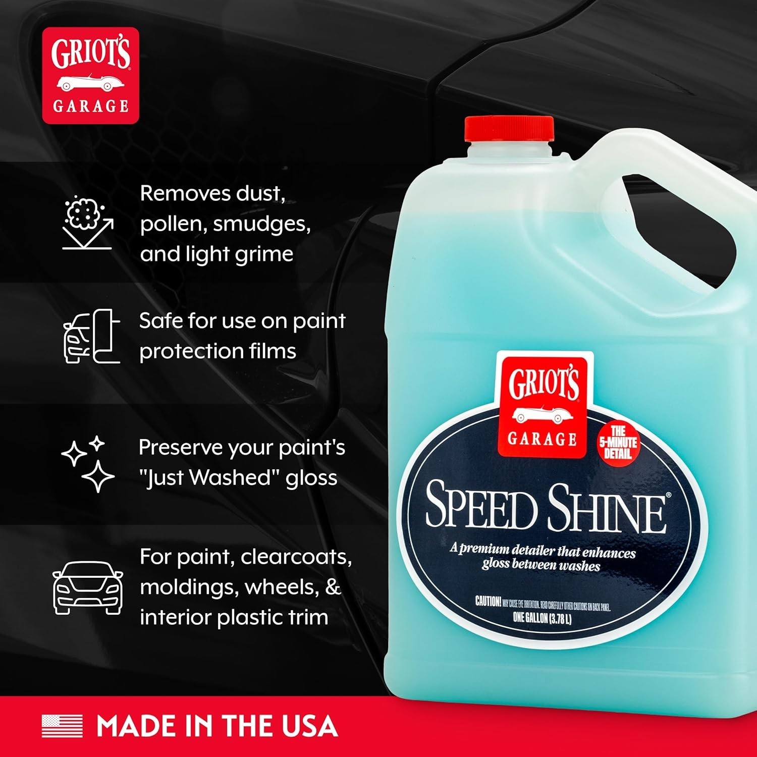 Speed Shine Quick Detailer Gallon - Glossy Finish