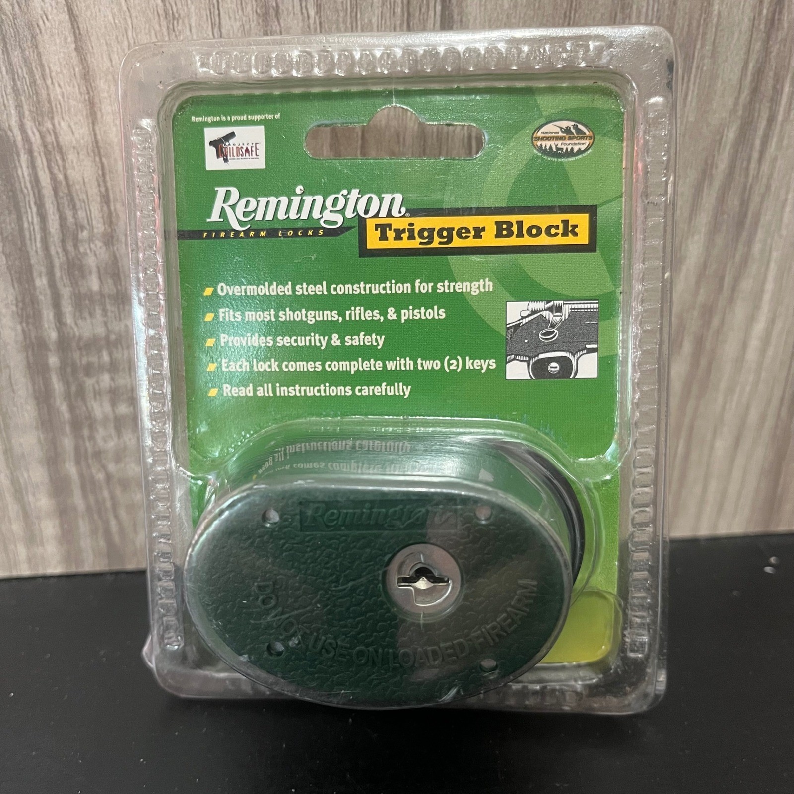 1 Remington Trigger Block Gun Safety Lock Rifle Shotgun Handgun Firearm Pistol