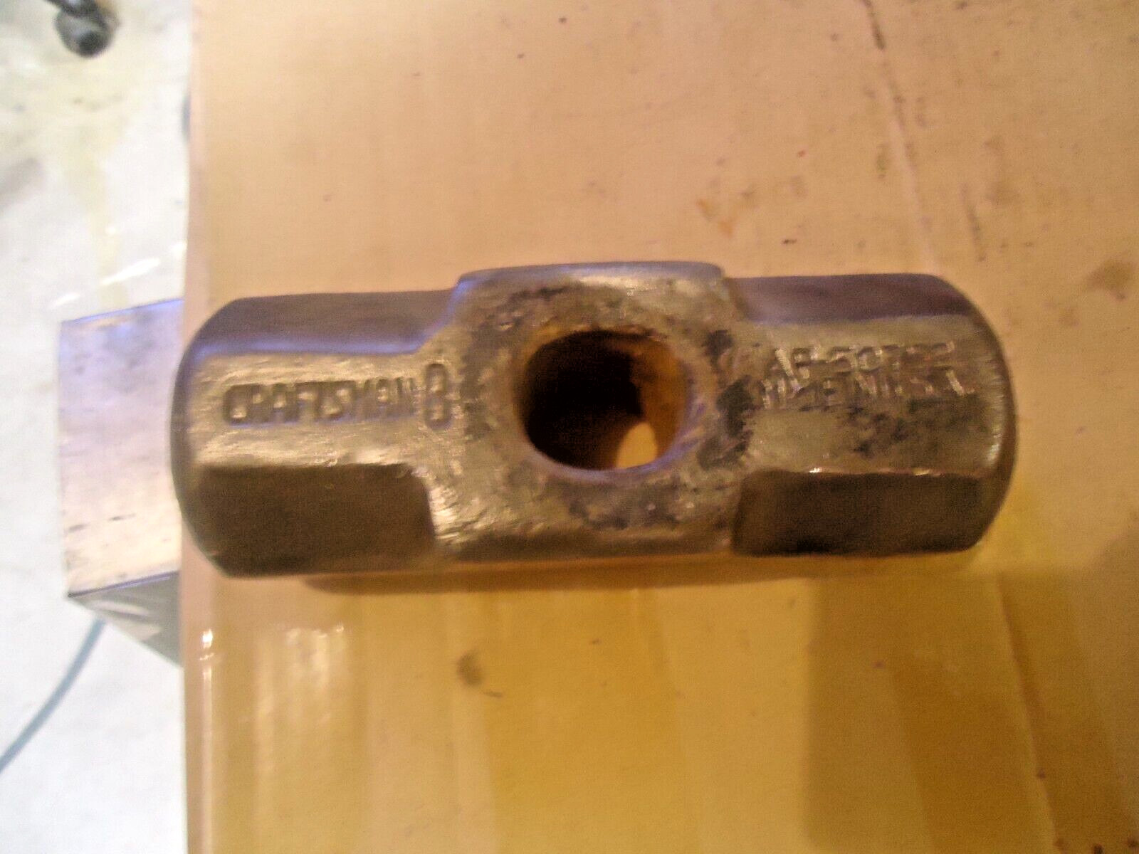 Rare Craftsman 8lb Sledge Hammer Head 6-1/2" X 2 1/4"  MADE IN USA