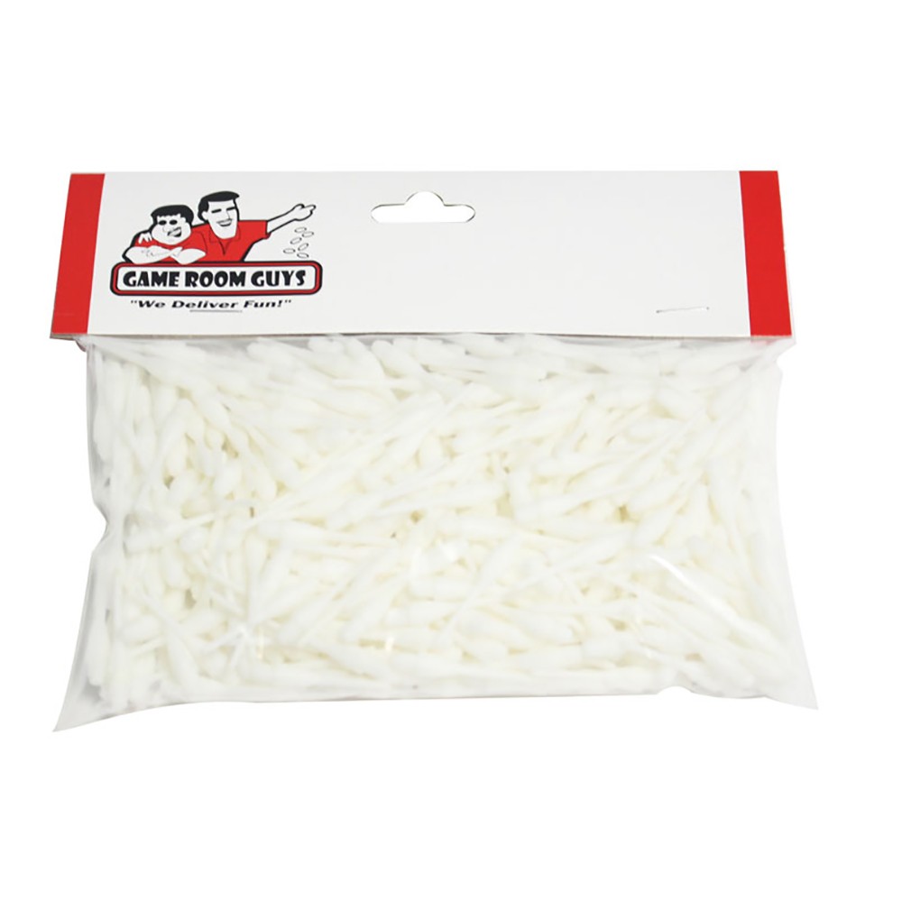 Game Room Guys White Soft Plastic Dart Tips 2BA 3-16" Set of 500