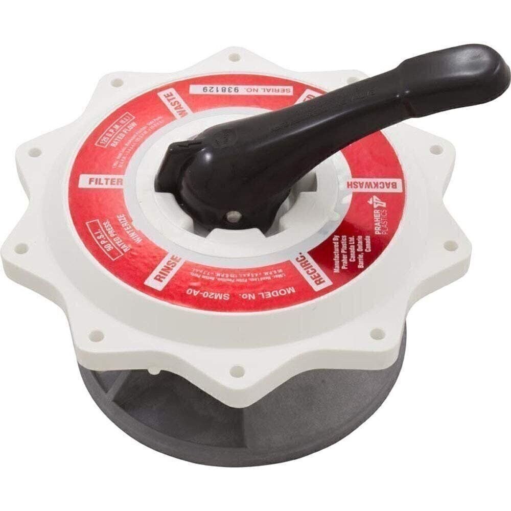 Praher Top Assembly Valve 2in. White with Decal E-50-S2