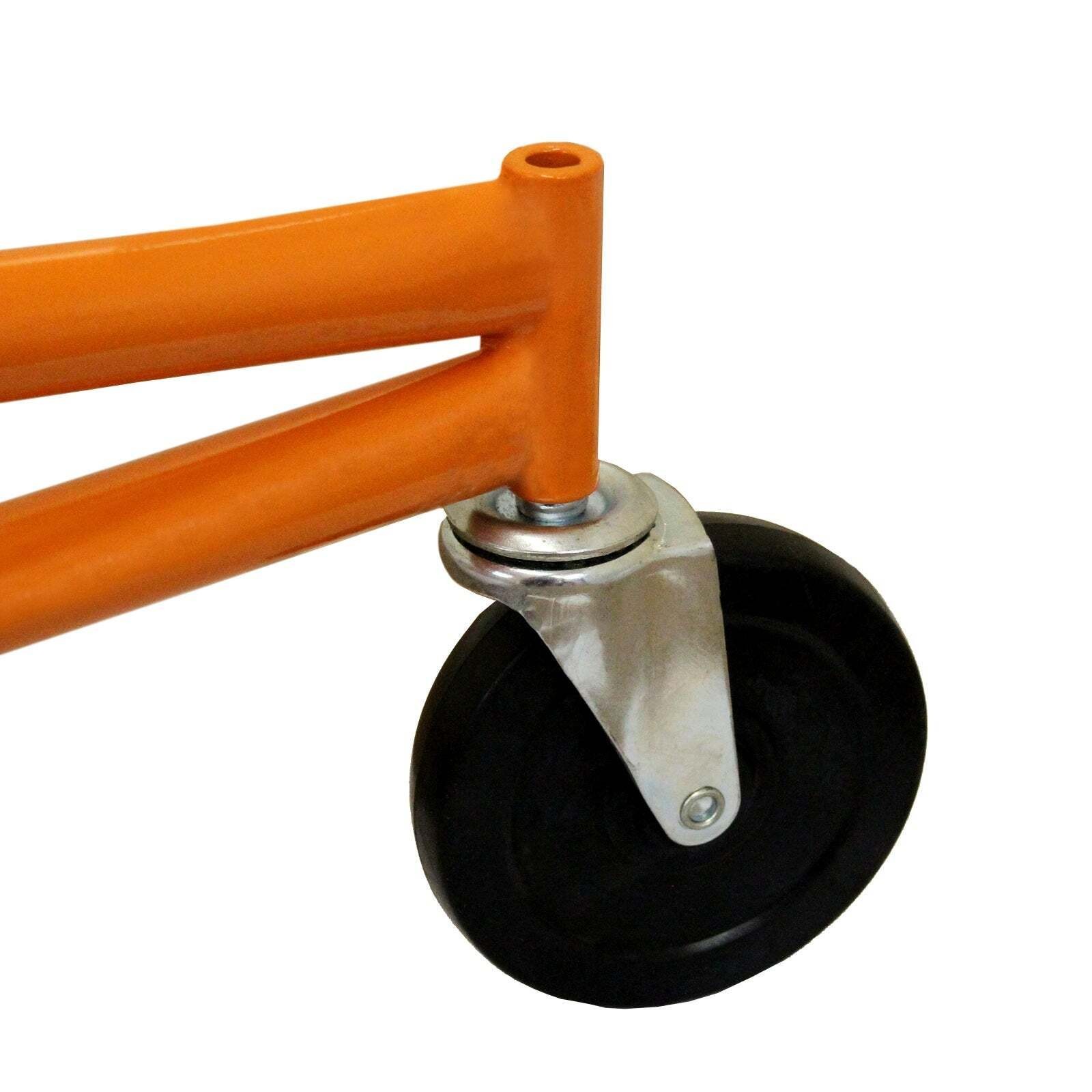 11ft Drywall Lifter Panel Hoist Jack Rolling Caster Lockable 150 lbs