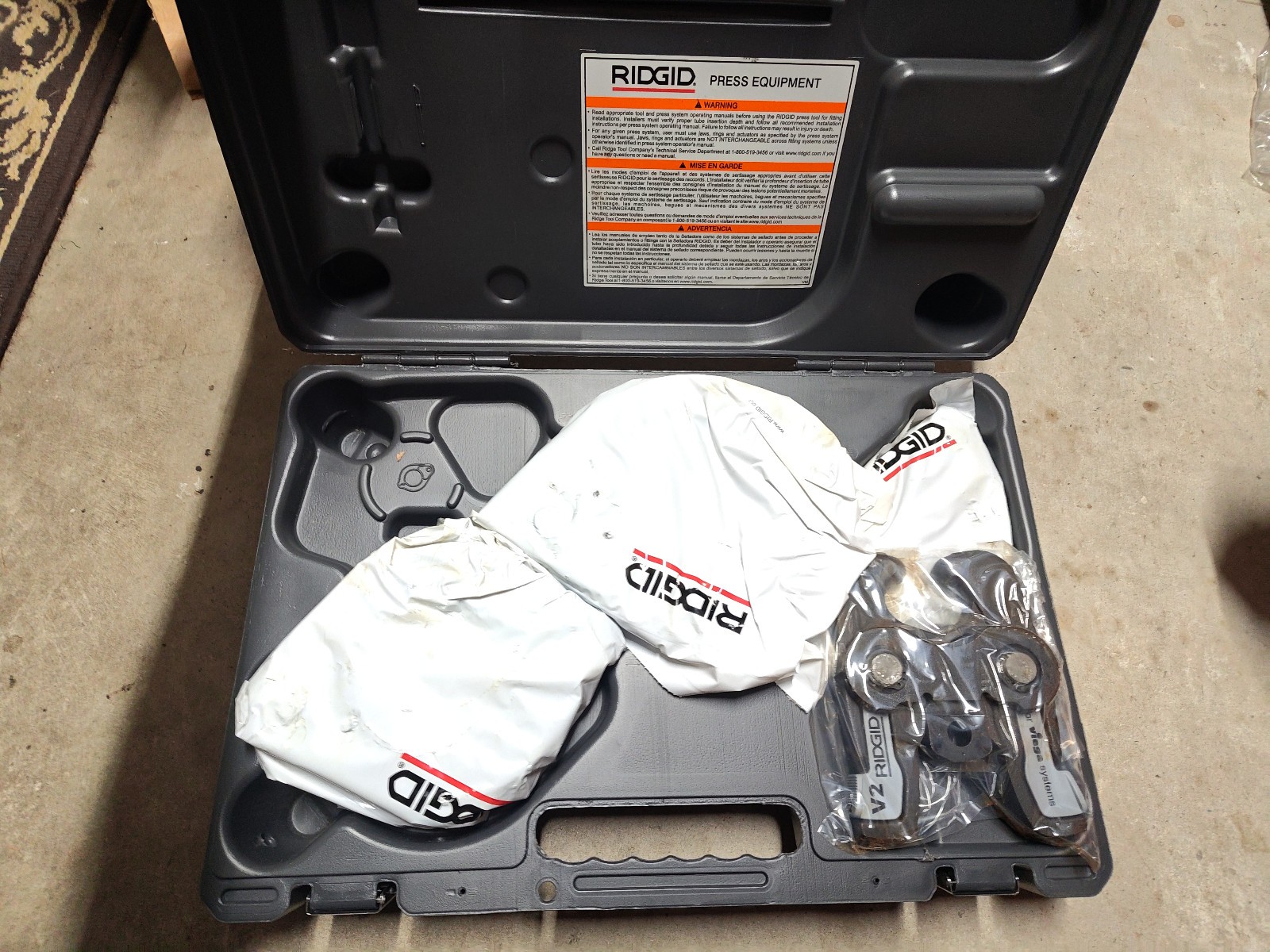 Ridgid 20483 Standard Series ProPress XL-C Rings Kit (2-1/2" - 4") NEW JAWS