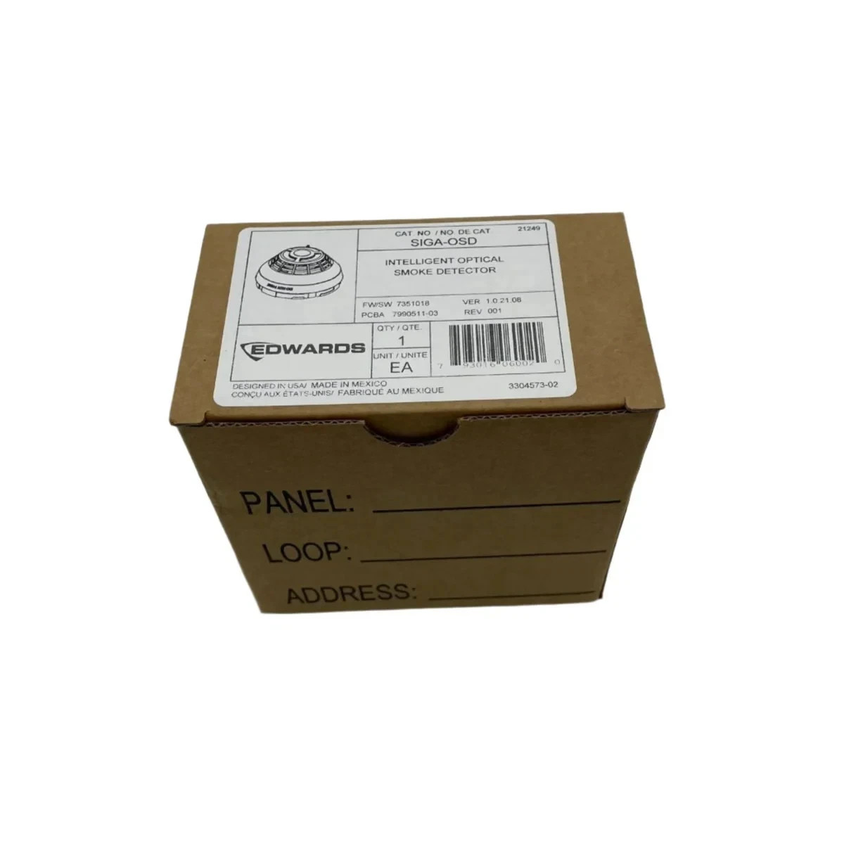Edwards EST SIGA-OSD Intelligent Optical Smoke Detector