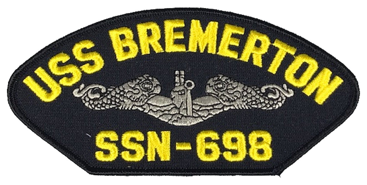 USS BREMERTON SSN-698 SHIP PATCH - GREAT COLOR - Veteran Owned Business
