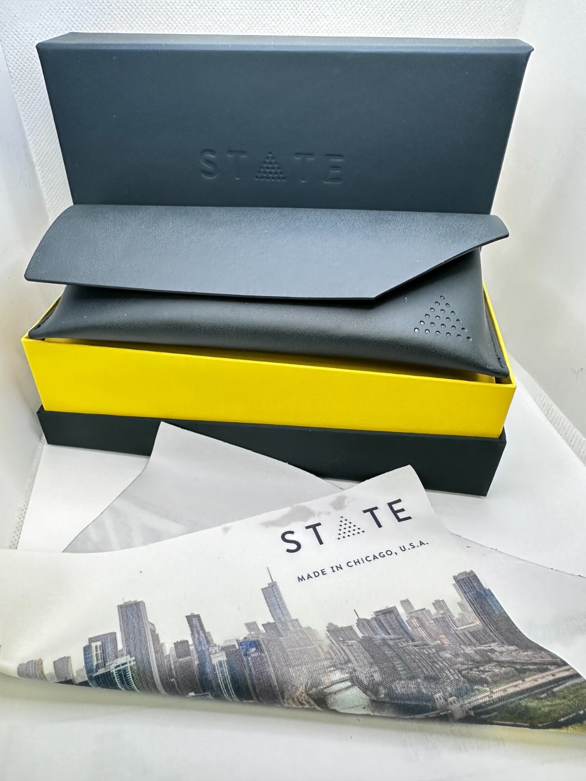New State Optical Eyeglass Case Cloth & Presentation Box No frame