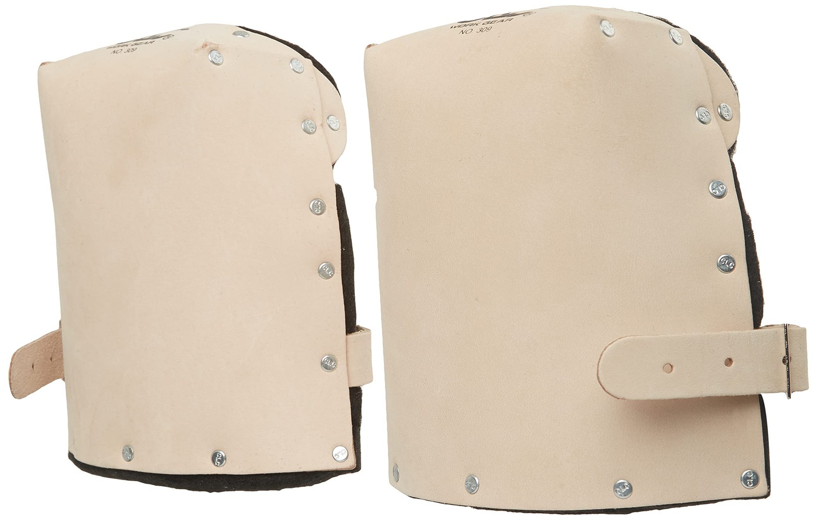 CLC Custom Leathercraft 309 Leather Kneepads, Heavy Duty,Tan