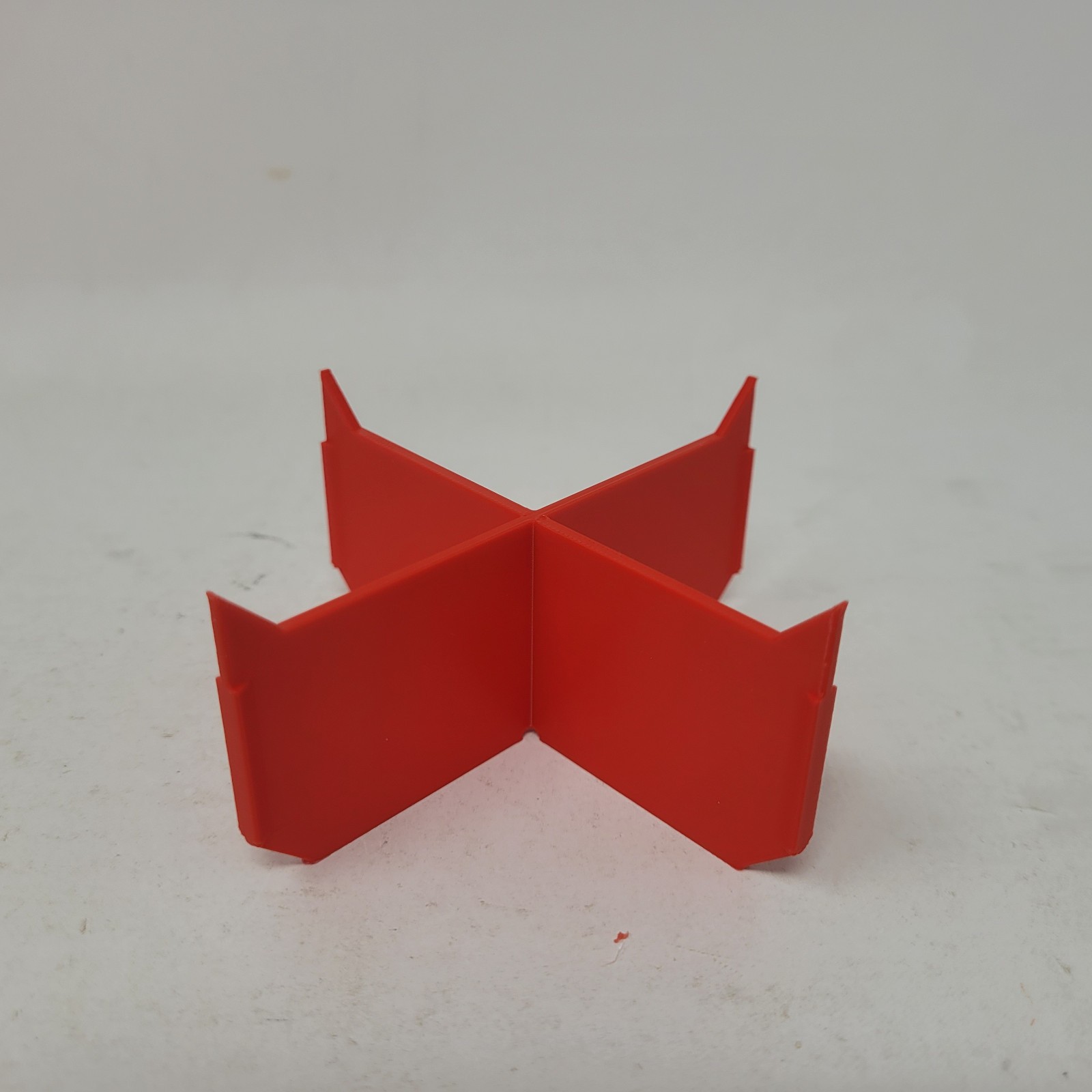 5 Red 4-Way Divider for Low Profile Milwaukee Packout Tray Insert