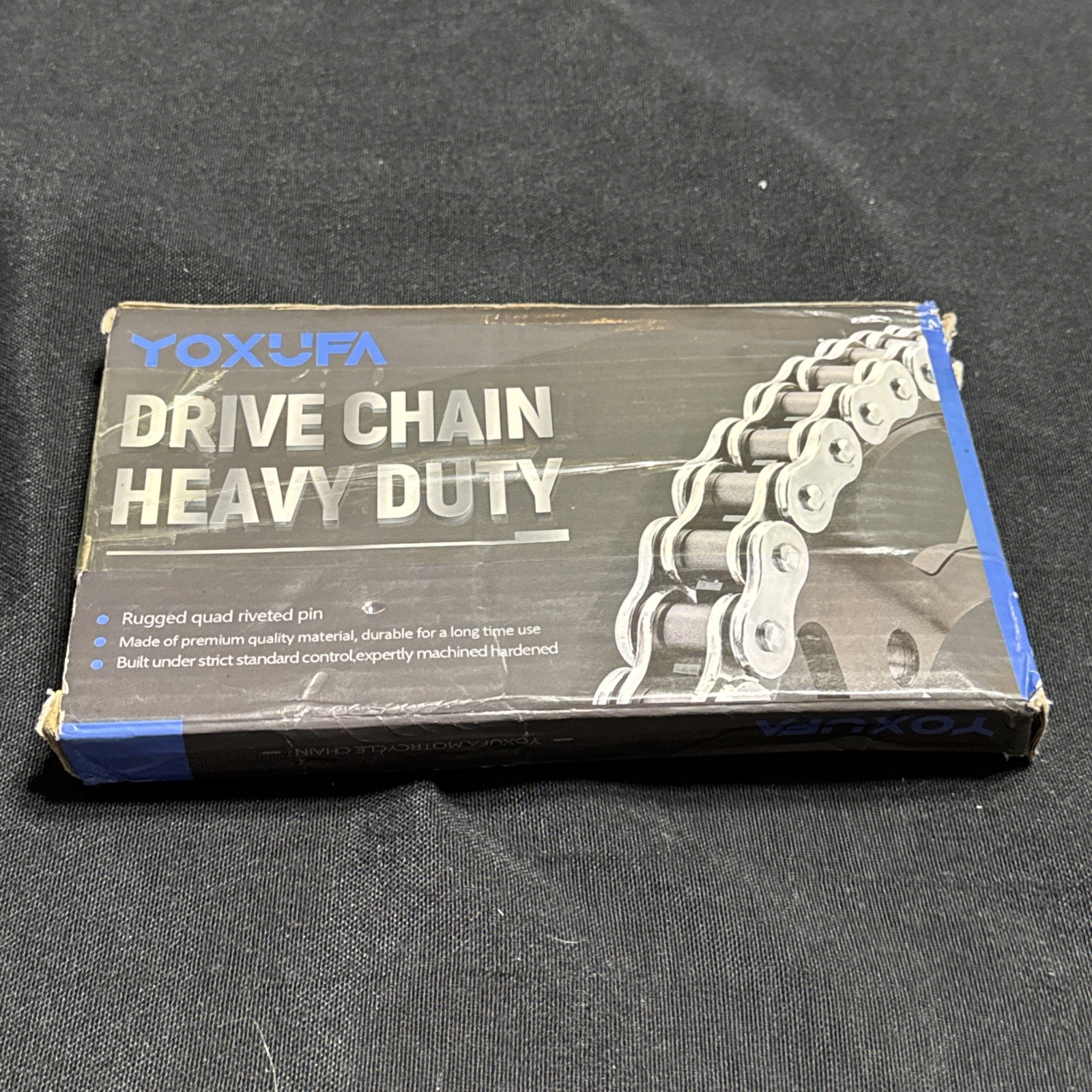 YOXUFA Heavy Duty Drive 35 Chain 140 Links ATV Dirt Bike W/Master Links & Tools