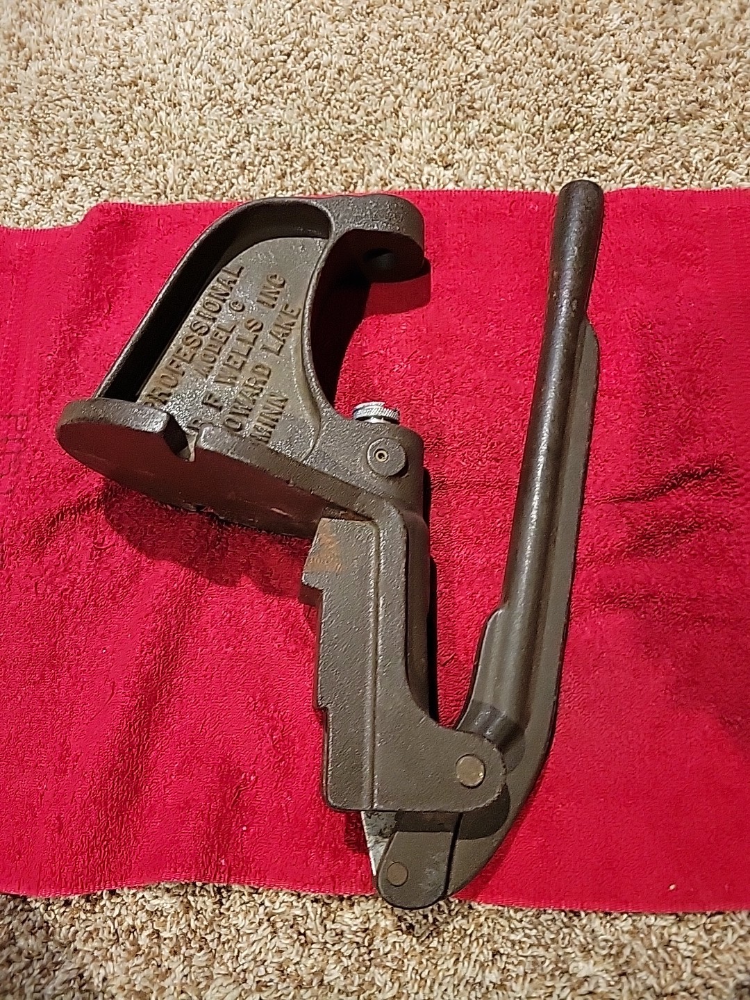 R.F. Wells Model C Single Stage Reloading Press Herter's Reload Ammo