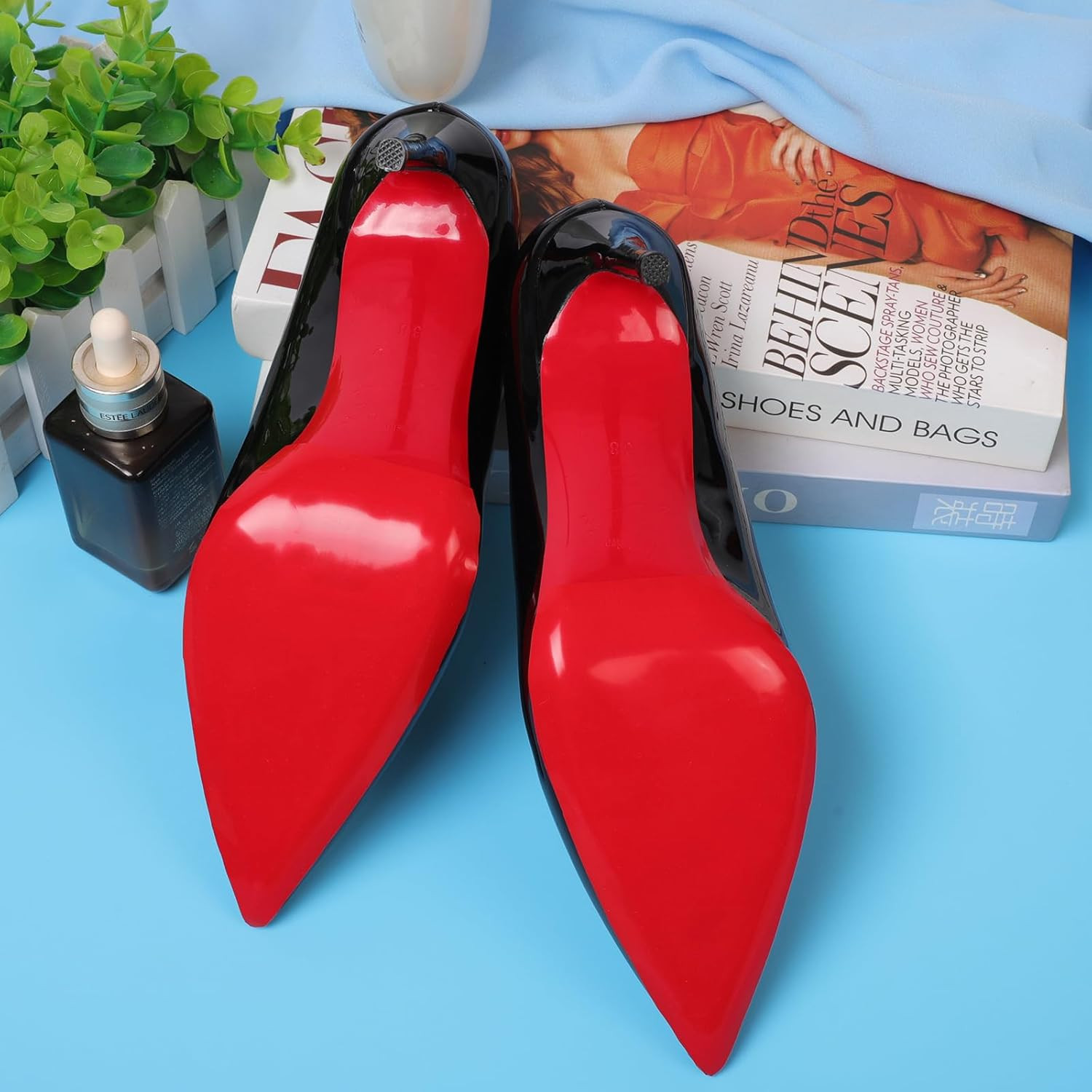 Red Bottoms Shoe Sole Protector, 4 Pcs Self-Adhesive Shoe Bottom Protector for C