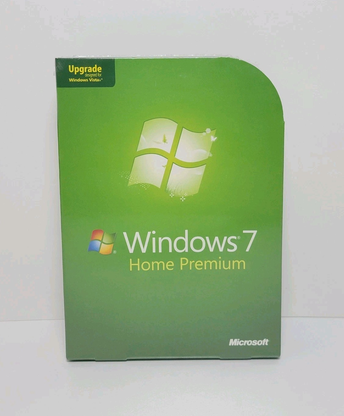 Microsoft Windows 7 Home Premium Upgrade 32 & 64 Bit DVDs MS WIN New Retail Box