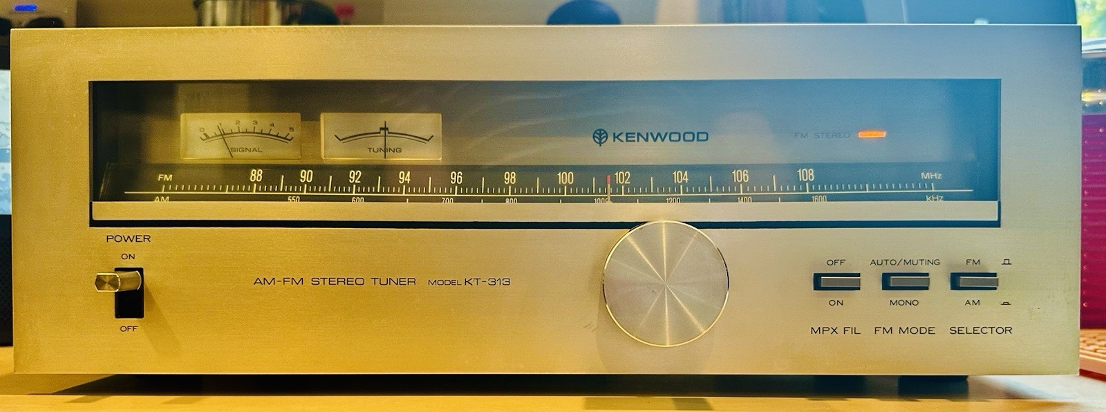 KENWOOD KT-313 STEREO TUNER