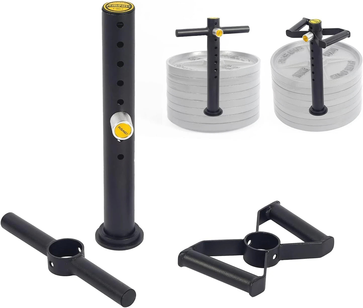 Heavy Duty Adjustable Kettlebell Handle for Olympic Weight Plates