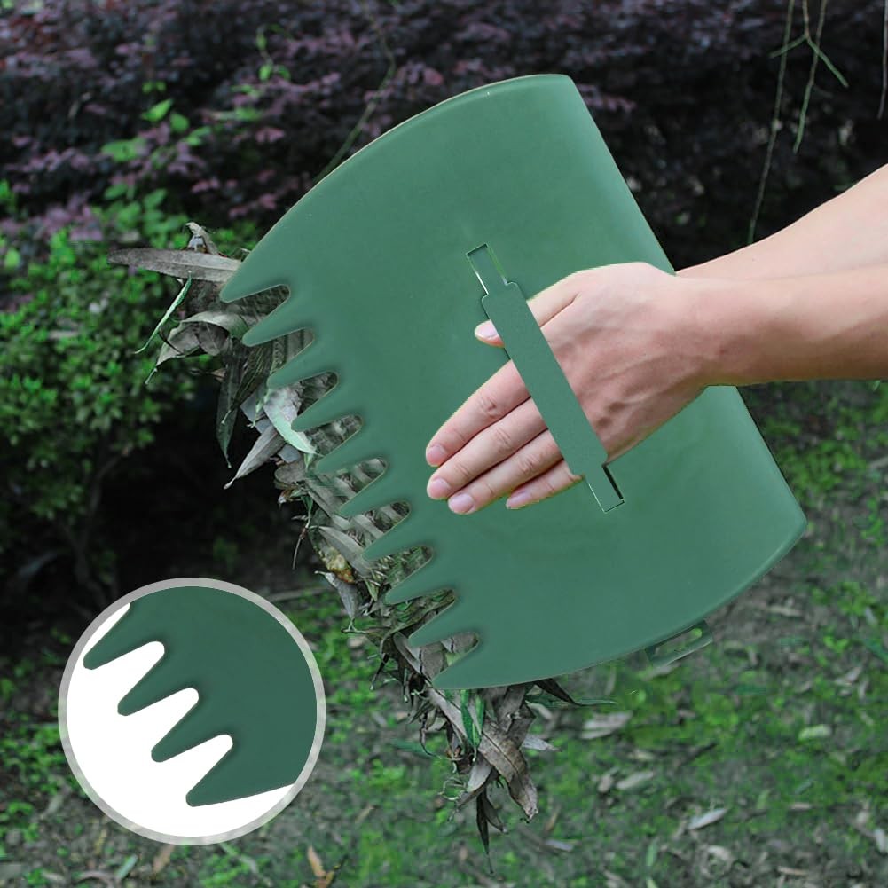 2pcs Leaf Scoops Hand Rakes,Leaf Grabber Rake,Lightweight & Efficient Leaves ...