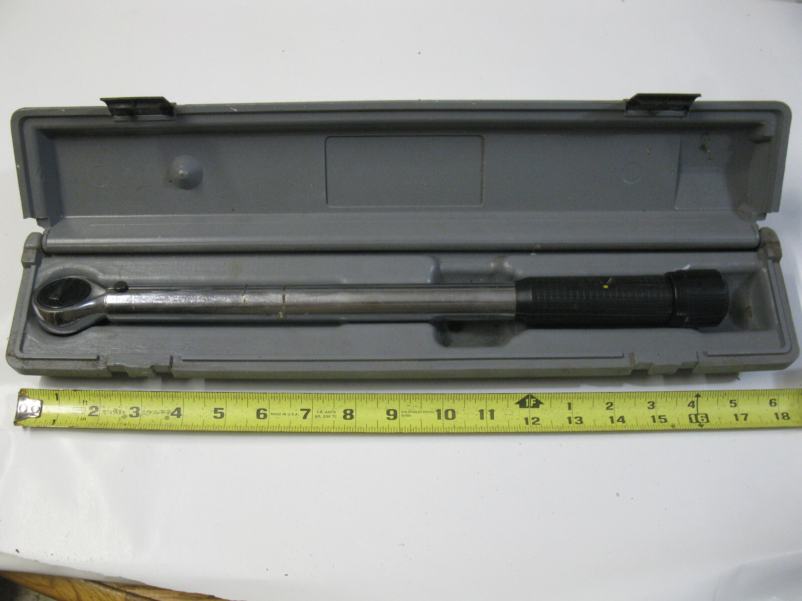 J.S. Tool Co. 3/8" Drive 5-75 FT LBS TORQUE WRENCH USA
