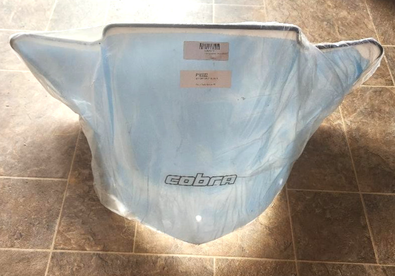 PowerMadd 10181011 Cobra Windshield, fits Ski-Doo Rev-XS Chassis(2013-2018), NOS