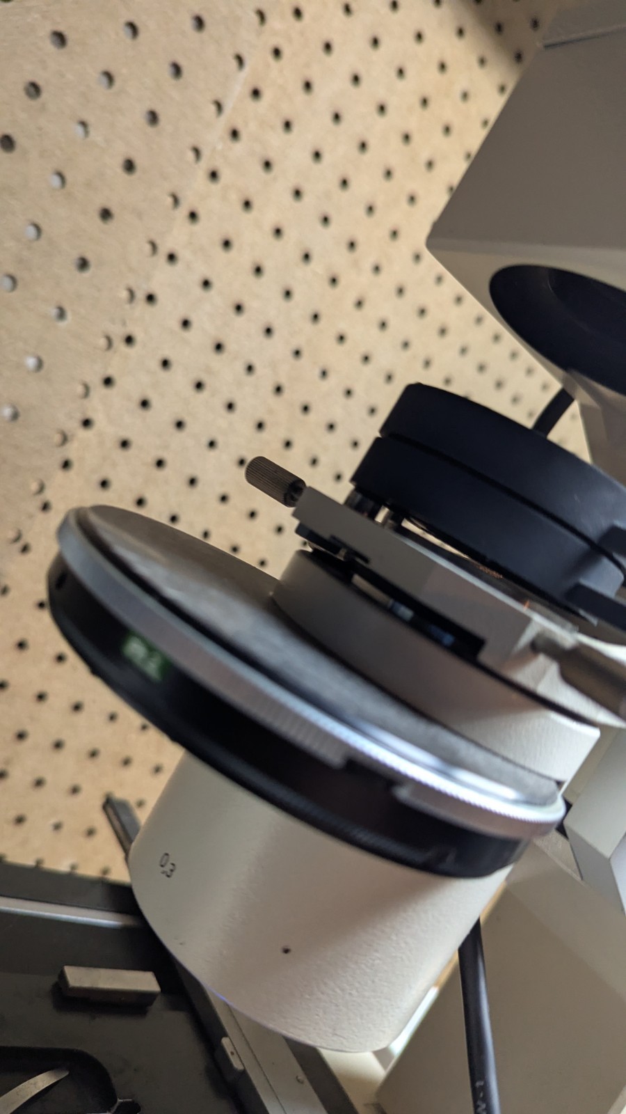 *UNTESTED* Zeiss Axiovert 35 Inverted Fluorescence Microscope With Power Supply