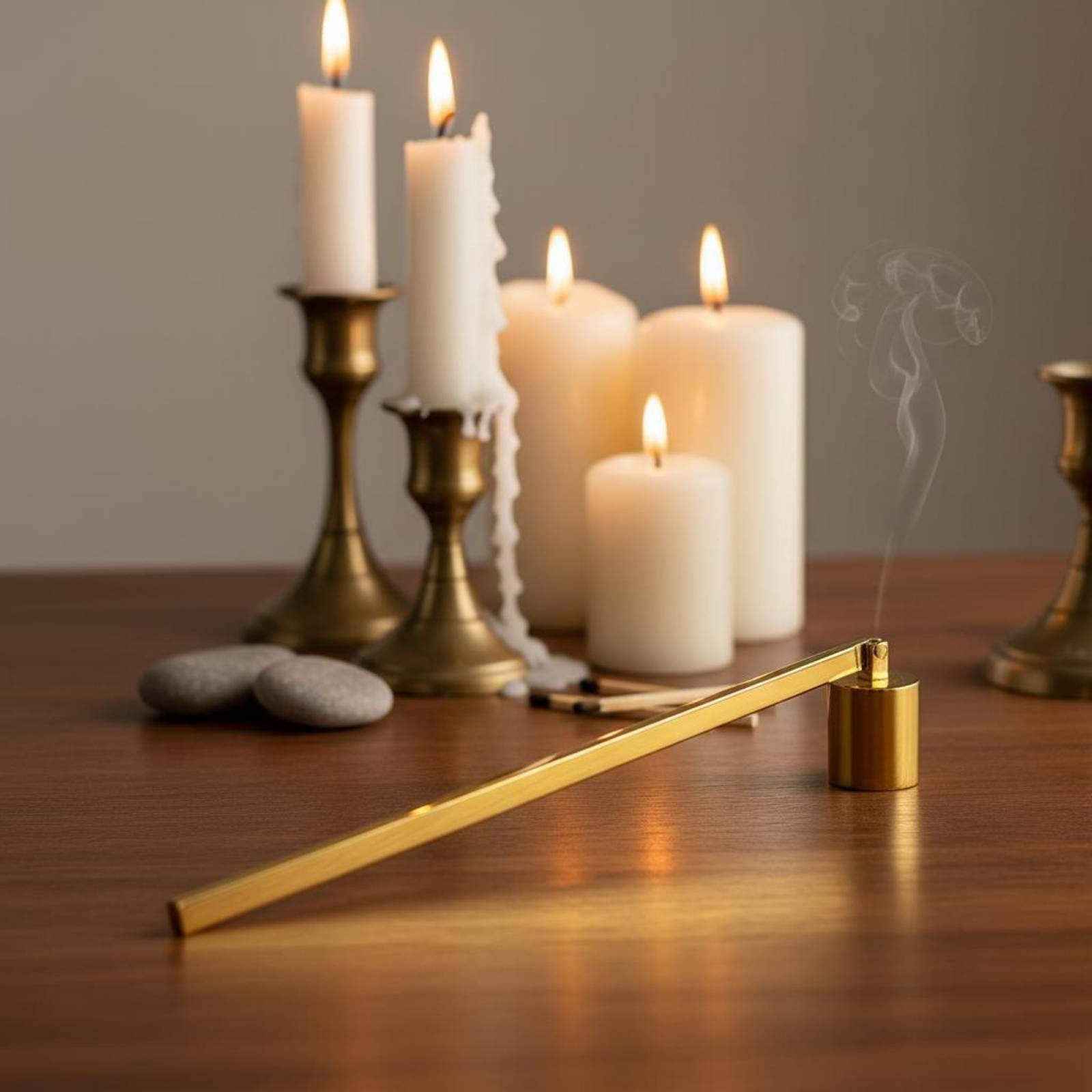 Candle Snuffer Electroplated Finish Stainless Steel Candle Extinguishing Tool