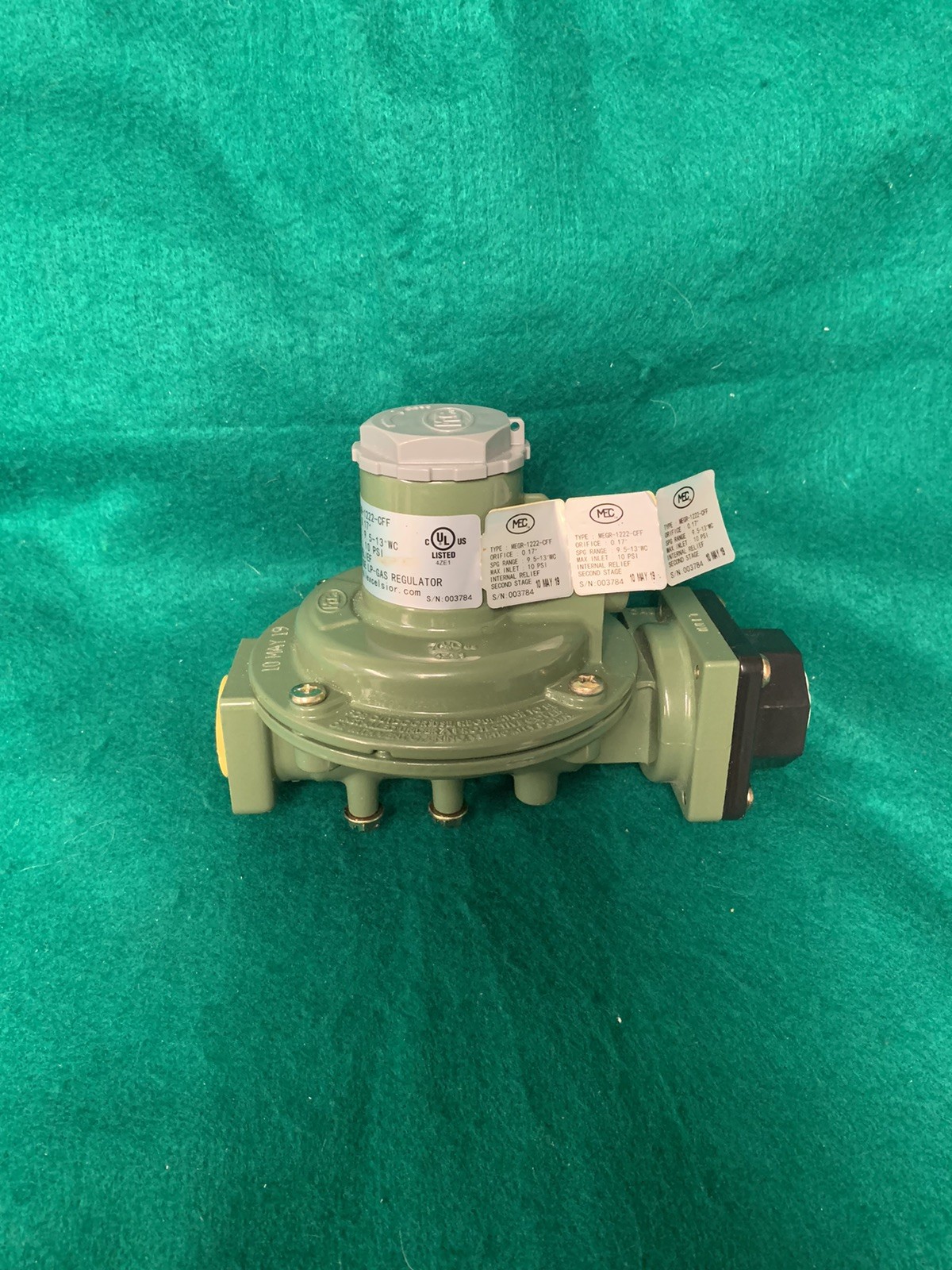 MEC Excels-f-lo MEGR-1222-CFF Second Stage LP-gas regulator(NEW)