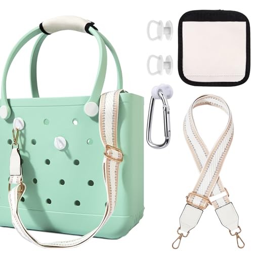 Adjustable Strap for Bogg Bag, Shoulder Straps Bag Accessories White Stripes