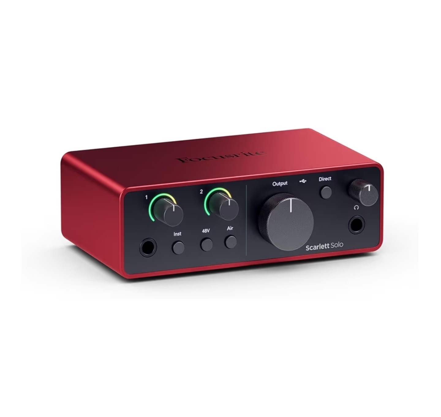 Focusrite Scarlett Solo 4th Gen USB Audio Interface - Red