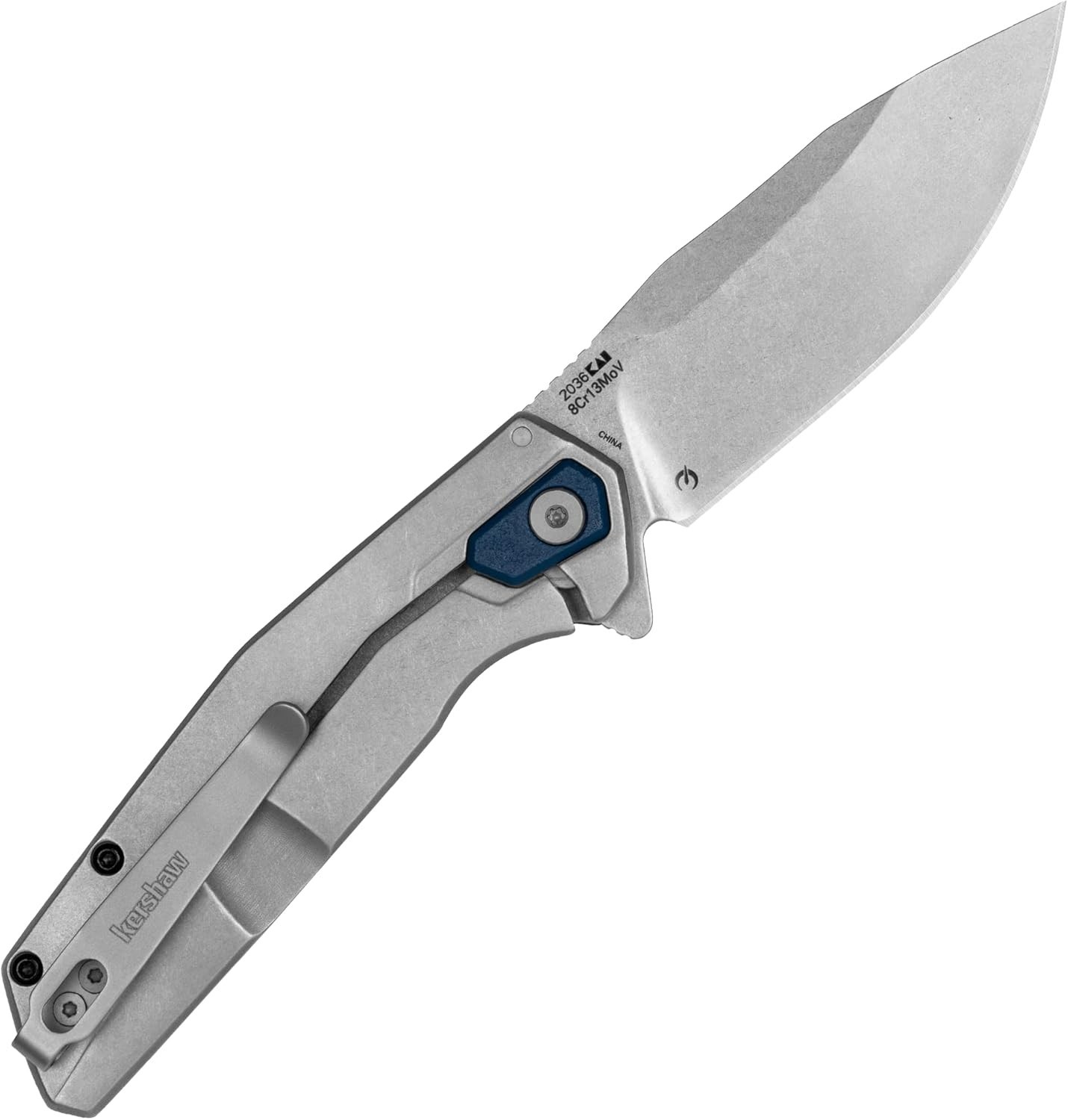 KERSHAW - LUCID Spring Assist Frame-Lock Speedsafe flipper knife Blue GFN 2036