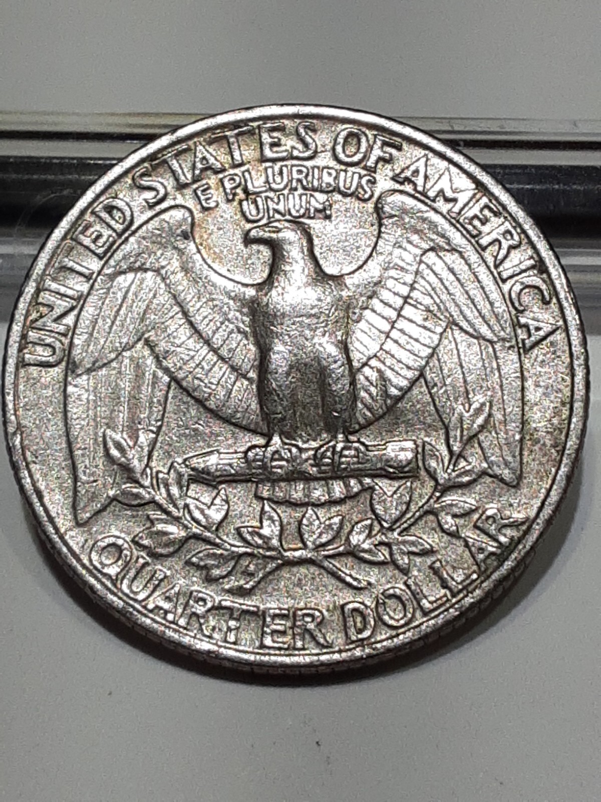 1982 P WASHINGTON QUARTER FILLED IN MINT MARK ERROR Circulated