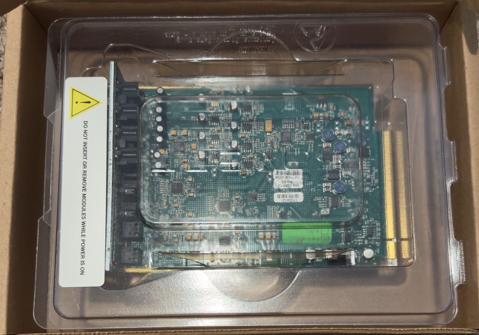 Open Box Savant AIM-D4A8 Digital & Analog Audio Input Module Card