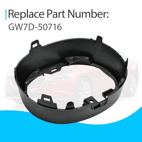 Front Grille Emblem Mount Bracket Replace GW7D-50716 Compatible with Mazda 6