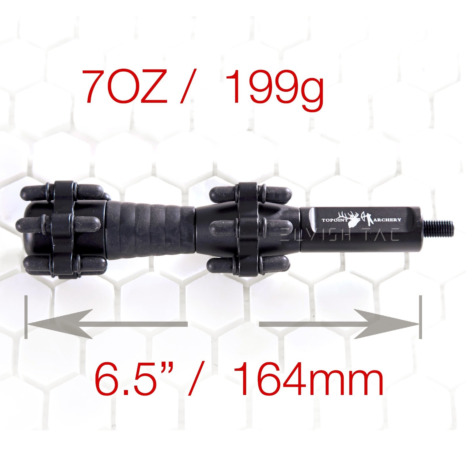 6.5" Customizable Stabilizer Vibration Dampening Compound Bow Accuracy Balance