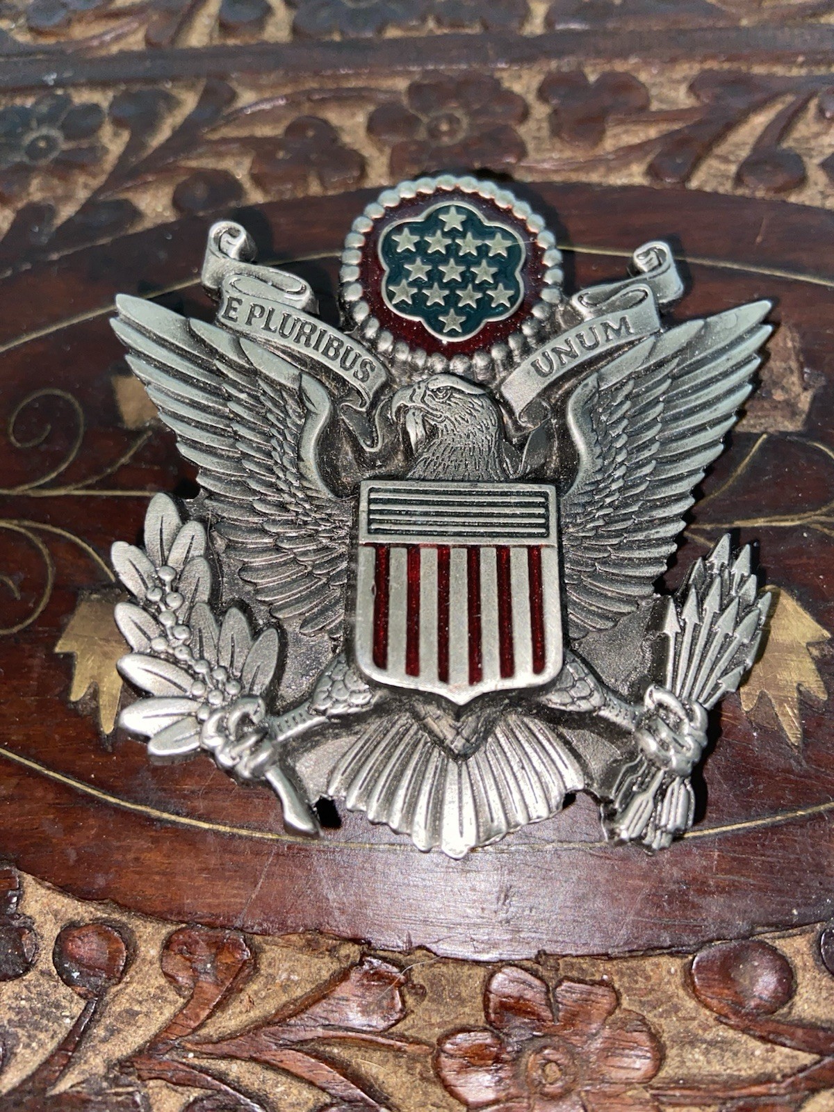 1997 US Army “Any Time Any Where” Made In USA Belt Buckle