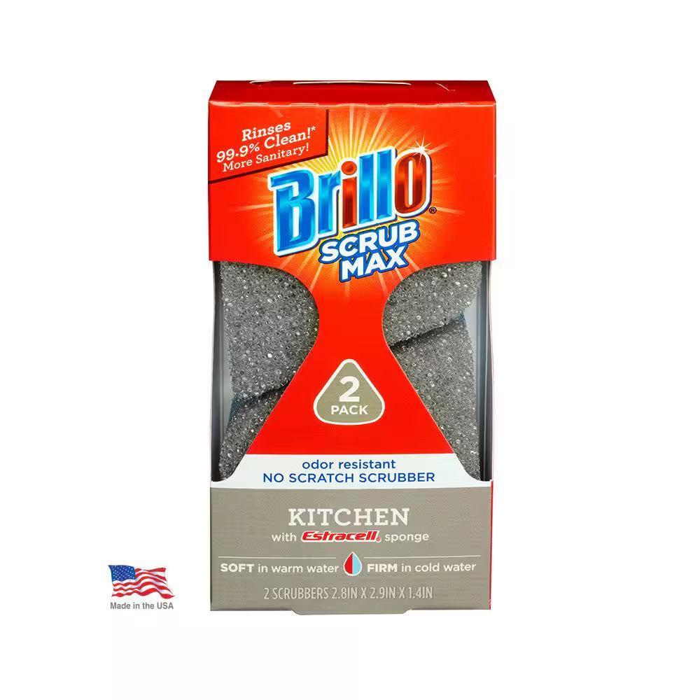 Scrub Max Kitchen Sponge (2-Count Case of 6)