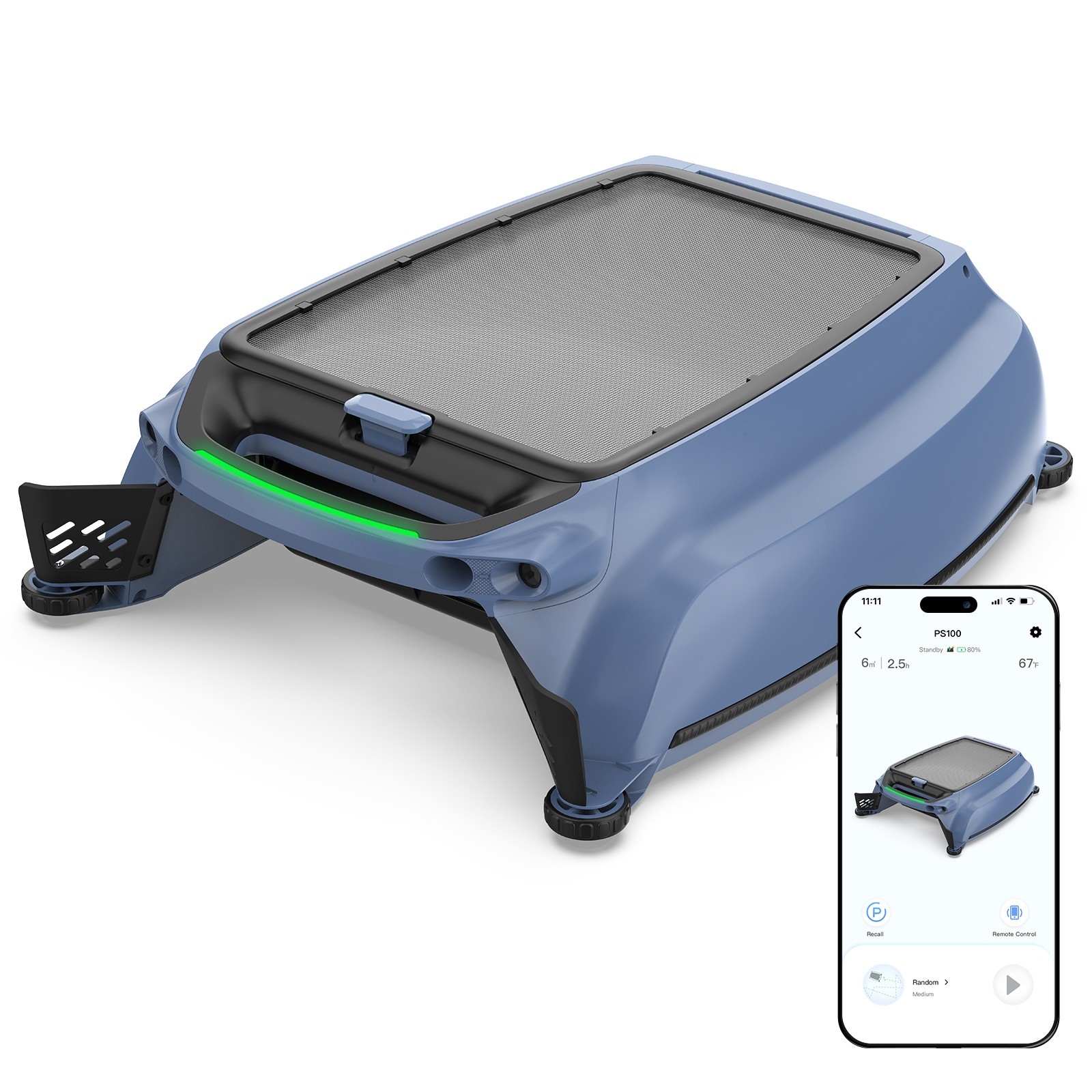 AIRROBO SP200 Solar Powered Robotic Pool Skimmer Robot Automatic Surface Cleaner