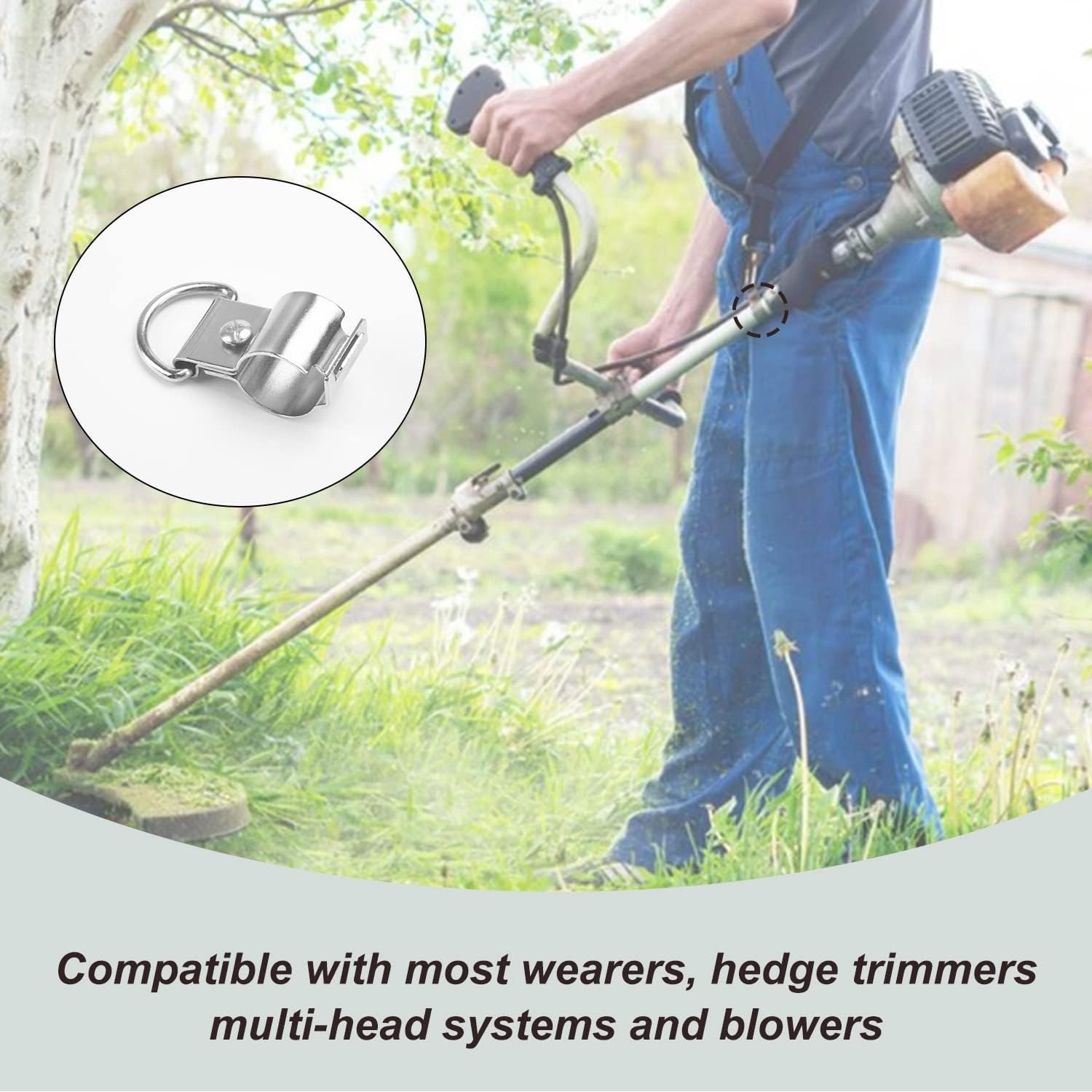 Universal Shoulder Strap Trimmer Blower Straps Strap/Weed Eater Blacd