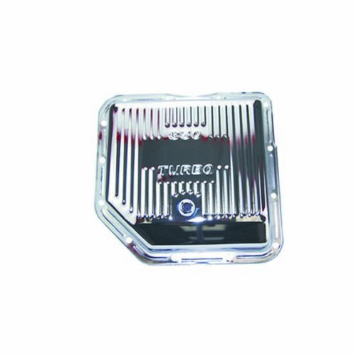 Specialty Chrome 7491 Stock Depth Finned Transmission Pan; For GM TH350