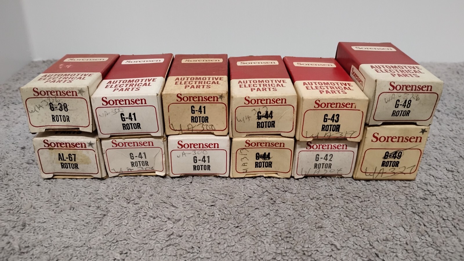 LOTS OF 12 ASST. NOS (New Old Stock) SORENSEN ROTOR. (00)