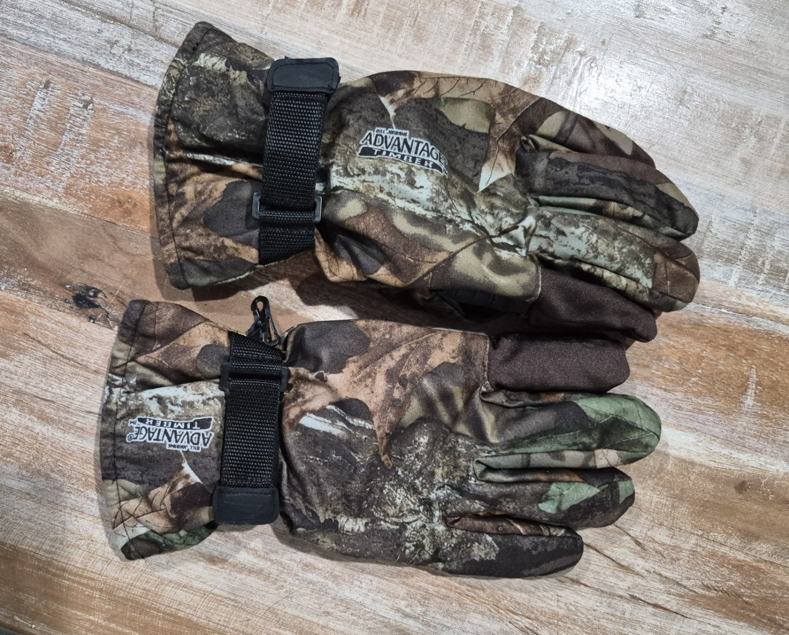 Advantage Timber Gloves Size Large Water Resistant