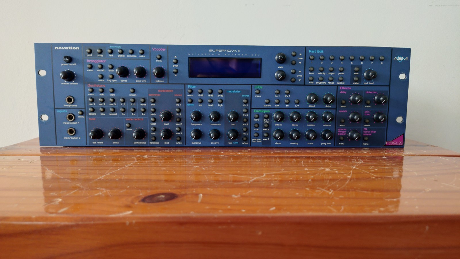 Novation Supernova II : Pro-X ( 48 Voices ) Rackmount Synthesizer