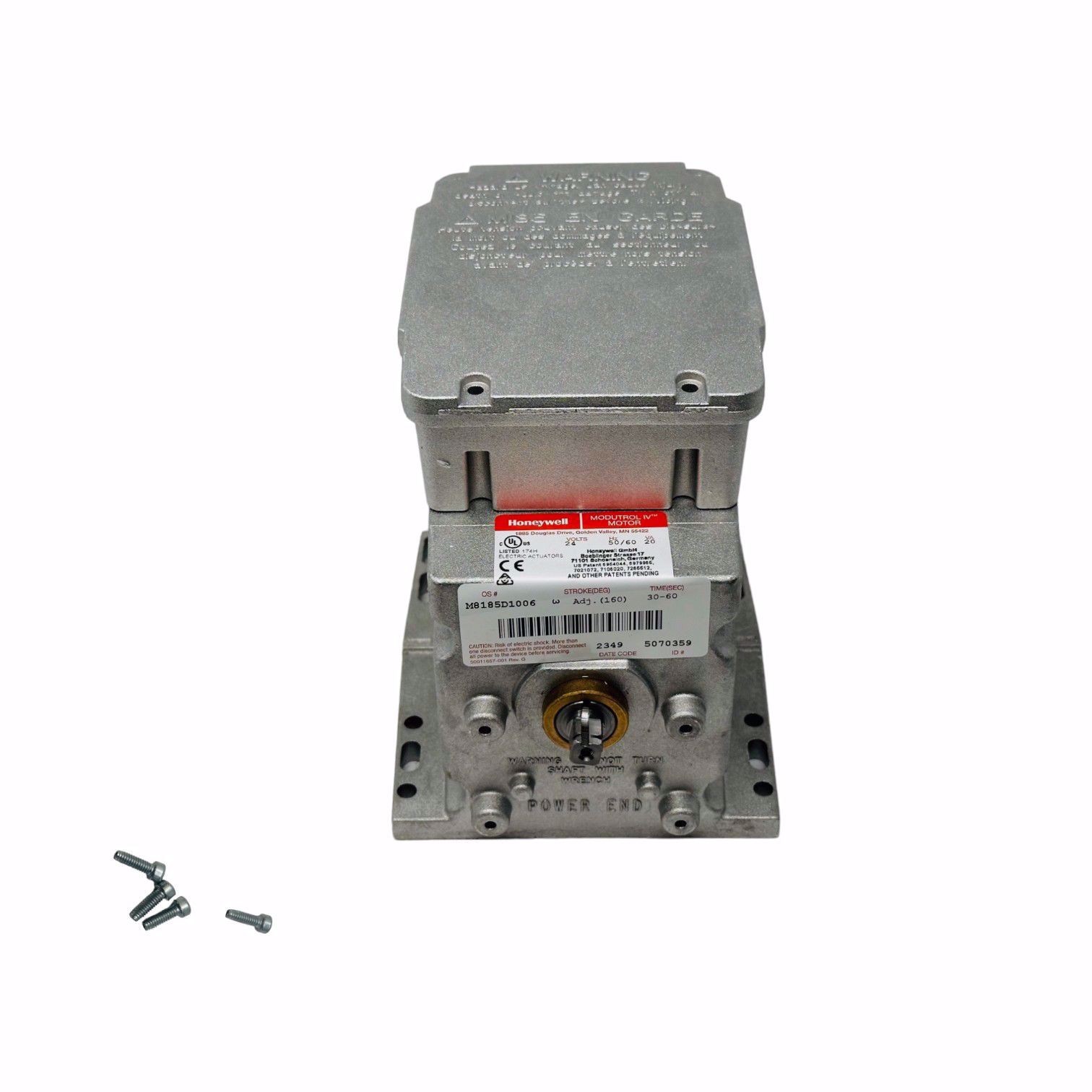HONEYWELL M8185D1006 60 lb-in SR Actuator Two Position Low Voltage 24V