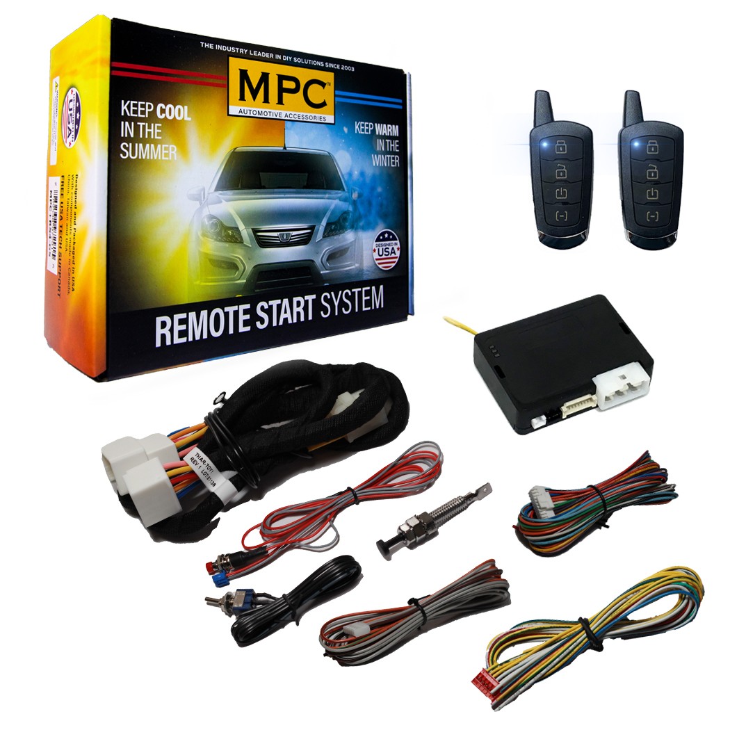 Complete 2-Way Remote Start Kit For 2010-2014 Toyota Matrix G-Key - w/T-harness