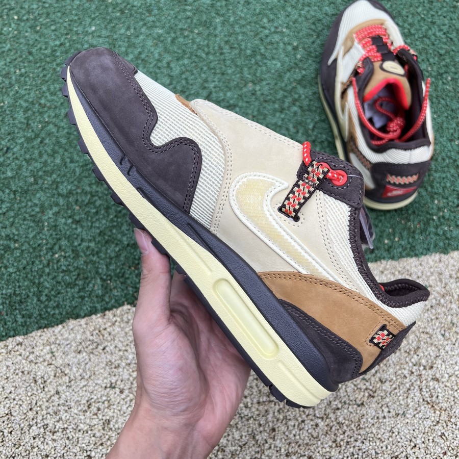 NK Max 1 Travis Scott Cactus Jack Baroque Brown Men Shoes DO9392-200