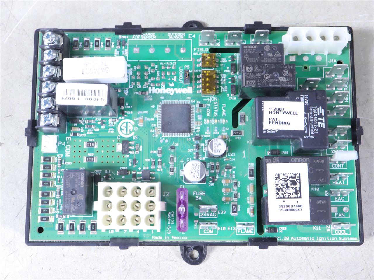 Honeywell S9200U1000 Universal Ignition Integrated Furnace Control Circuit Board