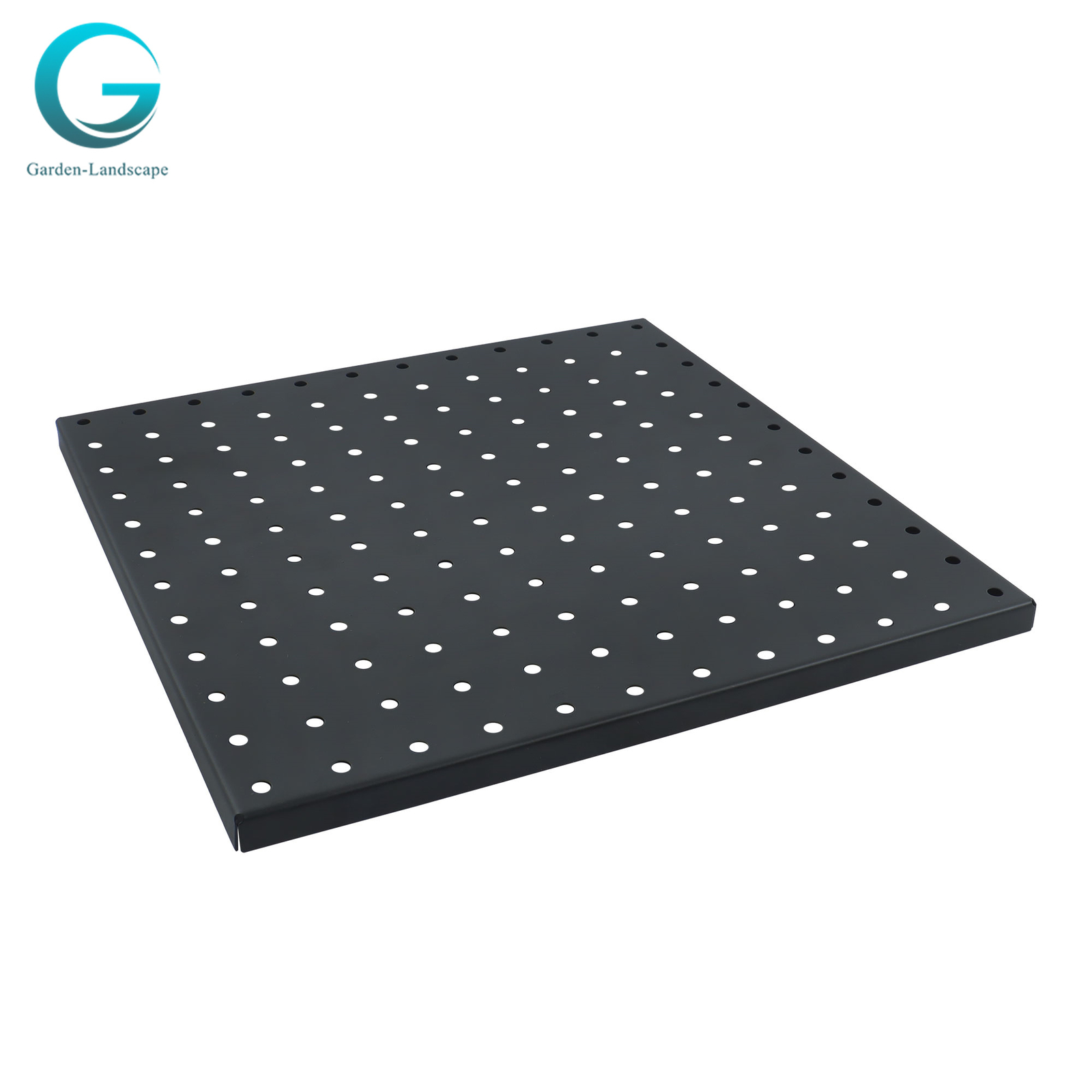 4 Pack Portable Black Metal Pegboards Wall Organizer Panel Storage Hanger Tool