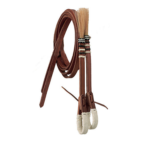 Royal King Rolled Braided Tassel Split Reins