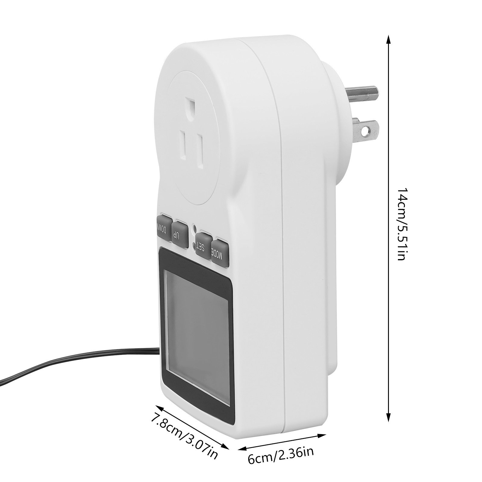 Outlet Plug Temperature Controller Dual Display Outlet Thermostat For Greenhouse
