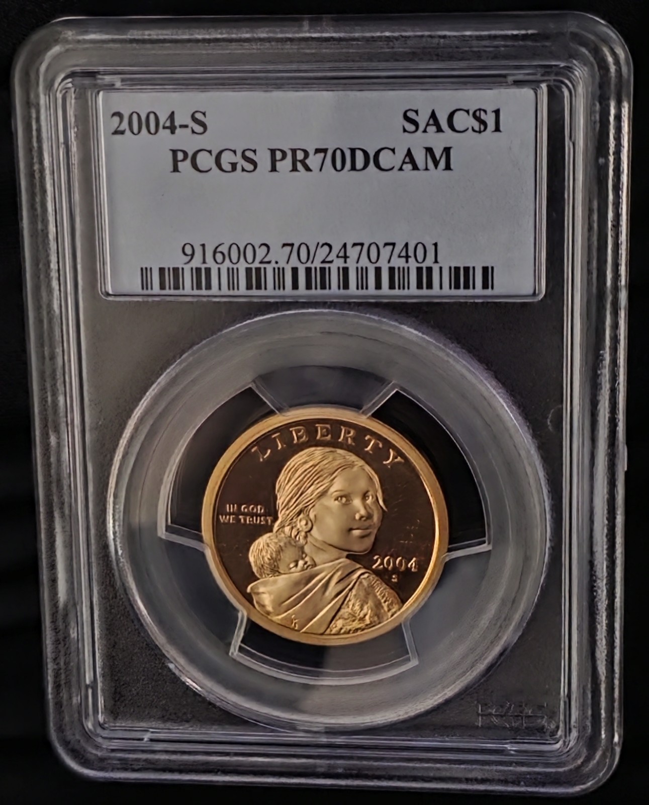 2004 S Sacagawea Native American PCGS PR70DCAM Top grader,top grade, none better