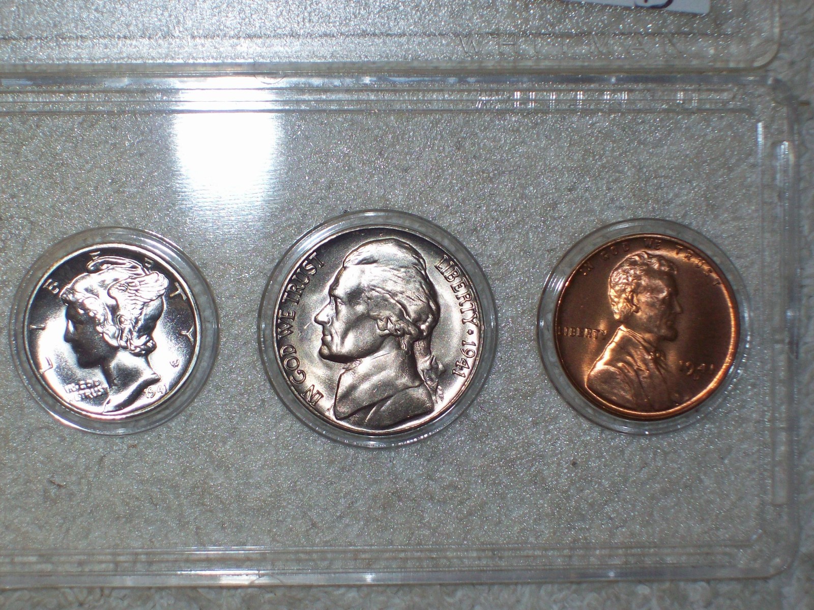 1941 D MINT SET UNCIRCULATED DENVER MINT