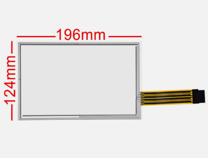Touch Screen  Glass Digitizer for Trimble 750 FM / CFX Touchpad 124*196mm