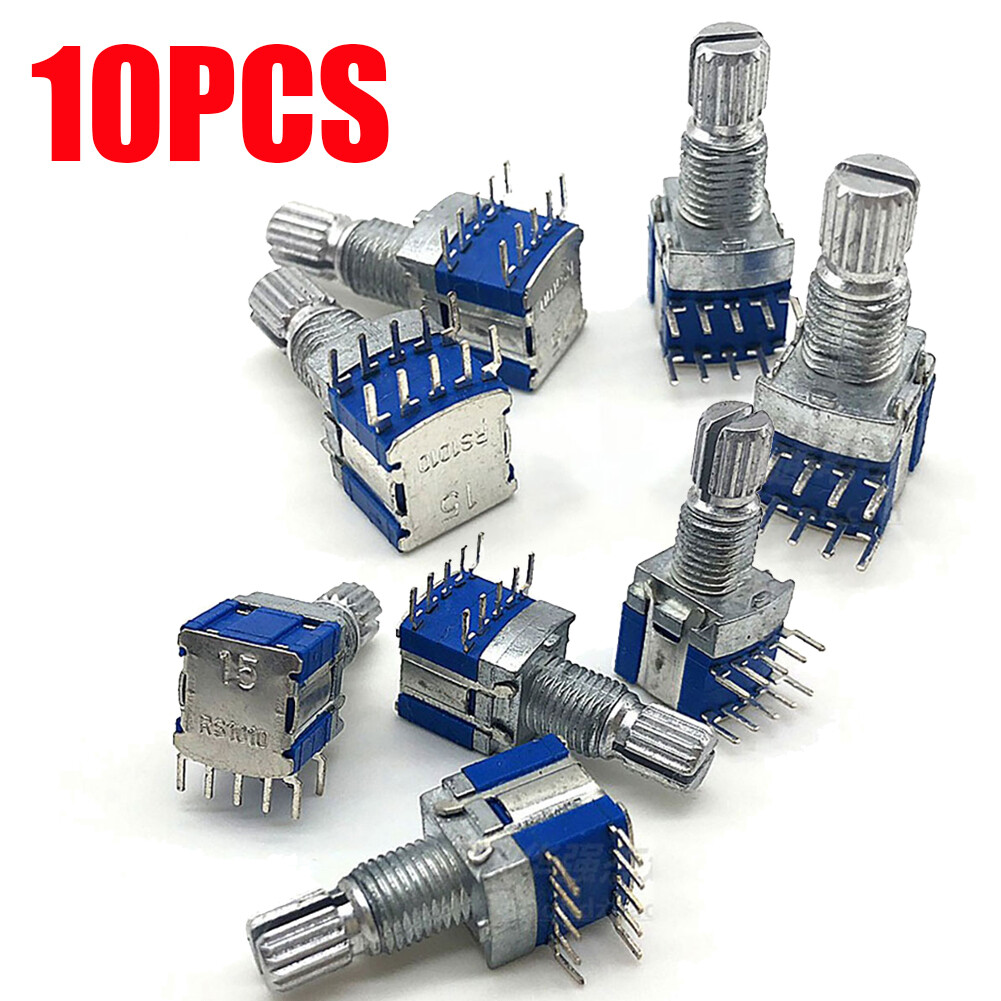 10PC RS1010 Band Switch Rotary Switch Gear Change Switch 1 2 Pole 3 4 5 Position